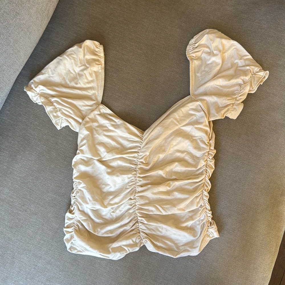 Reformation cream top small